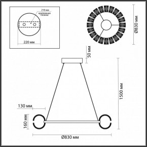 Подвесная люстра Odeon Light Mirage 5030/128L в Тарко-Сале - tarko-sale.mebel24.online | фото 5