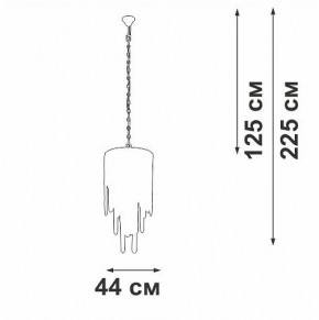 Подвесная люстра Vitaluce V5885 V5885-9/7 в Тарко-Сале - tarko-sale.mebel24.online | фото 3