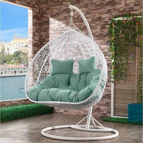 Подвесное кресло AFM-109A White/Green в Тарко-Сале - tarko-sale.mebel24.online | фото