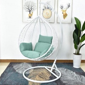 Подвесное кресло AFM-168A-L White/Green в Тарко-Сале - tarko-sale.mebel24.online | фото