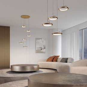 Подвесной светильник Eurosvet Crespella 90034/6 золото в Тарко-Сале - tarko-sale.mebel24.online | фото 4