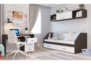 Полка 2032 НЕНСИ (Венге/Белый глянец) в Тарко-Сале - tarko-sale.mebel24.online | фото 2