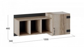 Полка комбинированная Окланд ТД-324.15.11 в Тарко-Сале - tarko-sale.mebel24.online | фото 3