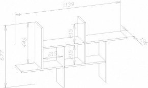 Полка навесная ПК-6 в Тарко-Сале - tarko-sale.mebel24.online | фото 4