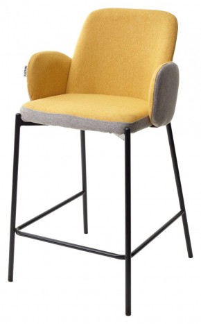 Полубарный стул NYX (H=65cm) VF106 желтый / VF120 серый М-City в Тарко-Сале - tarko-sale.mebel24.online | фото 1