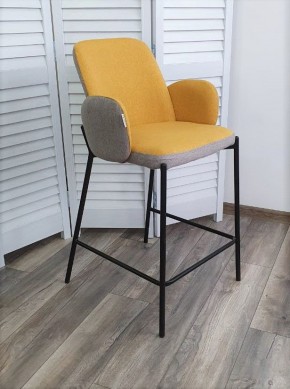 Полубарный стул NYX (H=65cm) VF106 желтый / VF120 серый М-City в Тарко-Сале - tarko-sale.mebel24.online | фото 2