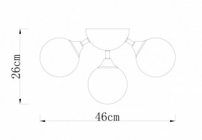 Потолочная люстра Arte Lamp Fobos A2704PL-5SG в Тарко-Сале - tarko-sale.mebel24.online | фото 3