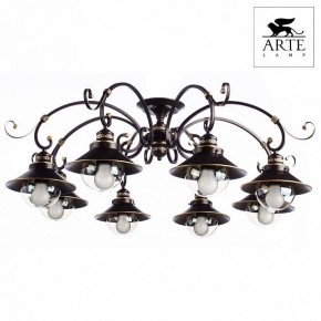 Потолочная люстра Arte Lamp Grazioso A4577PL-8CK в Тарко-Сале - tarko-sale.mebel24.online | фото 2