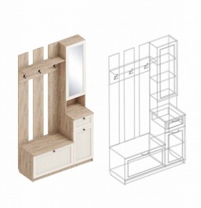 Прихожая Филадельфия (модульная) в Тарко-Сале - tarko-sale.mebel24.online | фото 3