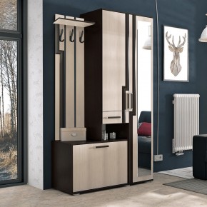 Прихожая Лира NEW (венге/лоредо) в Тарко-Сале - tarko-sale.mebel24.online | фото 3