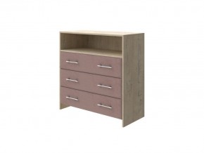 PROxSON Комод Varna (ЛДСП Бунратти+ткань Бунратти/Ultra Горячий шоколад) 90x40 в Тарко-Сале - tarko-sale.mebel24.online | фото
