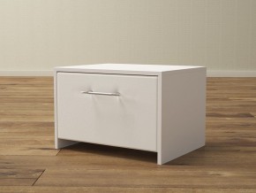 PROxSON Тумба Varna (ЛДСП Белая+экокожа Белый/Белый) 51x40 в Тарко-Сале - tarko-sale.mebel24.online | фото