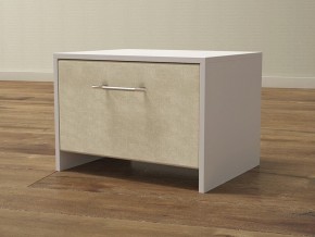 PROxSON Тумба Varna (ЛДСП Белая+ткань Белый/Savana Milk (молочный)) 51x40 в Тарко-Сале - tarko-sale.mebel24.online | фото