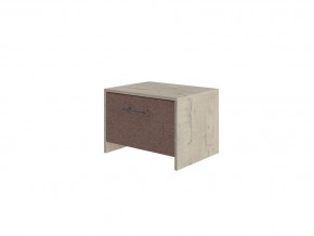 PROxSON Тумба Varna (ЛДСП+ткань Бунратти/Tesla Брауни) 51x40 в Тарко-Сале - tarko-sale.mebel24.online | фото