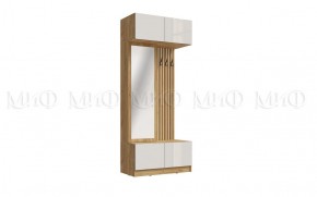 РОДЖИНА Прихожая (модульная) белый глянец в Тарко-Сале - tarko-sale.mebel24.online | фото 4