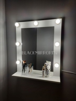 Навесное гримёрное зеркало с полочкой НЗП60 в Тарко-Сале - tarko-sale.mebel24.online | фото 2