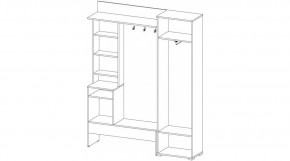 САБРИНА Прихожая в Тарко-Сале - tarko-sale.mebel24.online | фото 3