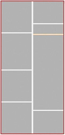 Шкаф 2-х дверный Ольга-1Н для одежды и белья в Тарко-Сале - tarko-sale.mebel24.online | фото 3