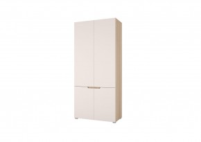 Шкаф 2-х створчатый АНТАЛИЯ (Сонома/Белый софт) в Тарко-Сале - tarko-sale.mebel24.online | фото