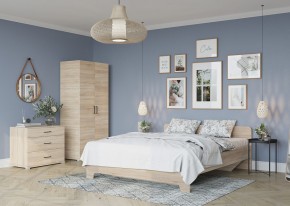 Шкаф 2-х створчатый VICTOR (Сонома) в Тарко-Сале - tarko-sale.mebel24.online | фото 3