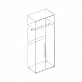Шкаф 2-ств. для одежды "Лео" в Тарко-Сале - tarko-sale.mebel24.online | фото 3