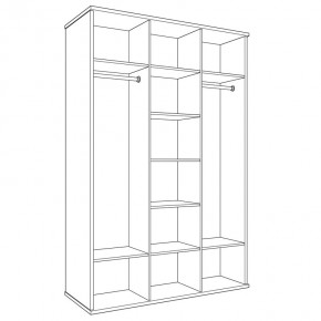 Шкаф 3-х дверный (корпус) Парма Нео в Тарко-Сале - tarko-sale.mebel24.online | фото 1
