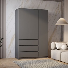 Шкаф 3-х створчатый Симпл ШК-08 (графит) в Тарко-Сале - tarko-sale.mebel24.online | фото 3