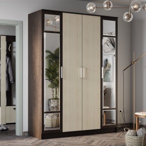 Шкаф 4-х створчатый Фиеста NEW (венге/лоредо) в Тарко-Сале - tarko-sale.mebel24.online | фото 3