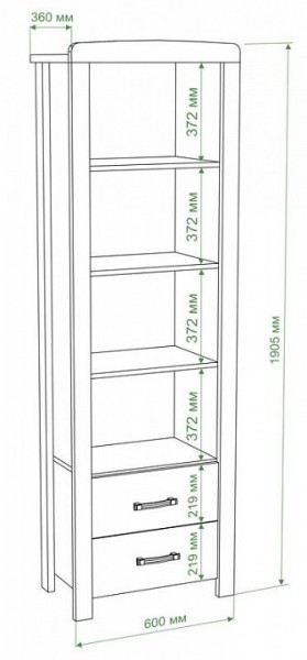 Шкаф для белья Бартоло ВТД-ГФ в Тарко-Сале - tarko-sale.mebel24.online | фото 2