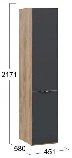 Шкаф для белья Глосс СМ-319.07.111 в Тарко-Сале - tarko-sale.mebel24.online | фото 4