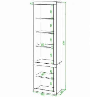 Шкаф для белья Toivo ВтВ-ФГ в Тарко-Сале - tarko-sale.mebel24.online | фото 2