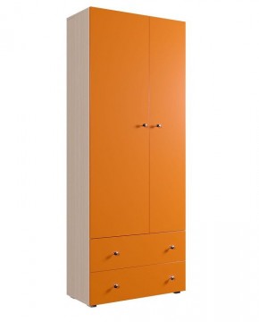 Шкаф ДМ 800 с 2-мя ящиками (оранж) в Тарко-Сале - tarko-sale.mebel24.online | фото