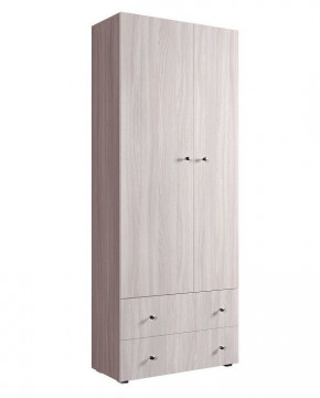 Шкаф ДМ 800 с 2-мя ящиками (ясень шимо) в Тарко-Сале - tarko-sale.mebel24.online | фото
