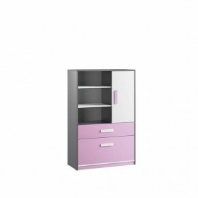Шкаф книжный Кэнди КШ-2 Лаванда в Тарко-Сале - tarko-sale.mebel24.online | фото