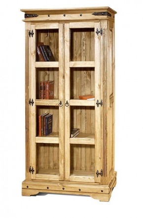 Шкаф книжный "Викинг 03" массив в Тарко-Сале - tarko-sale.mebel24.online | фото