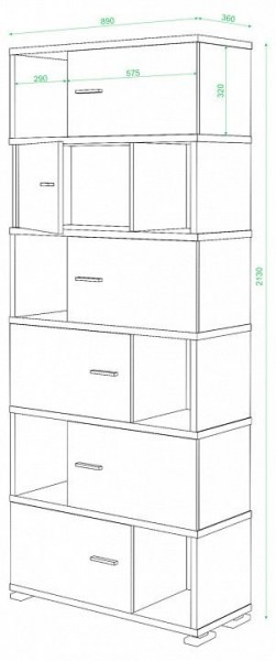 Шкаф комбинированный Домино СБ-30/6 в Тарко-Сале - tarko-sale.mebel24.online | фото 2