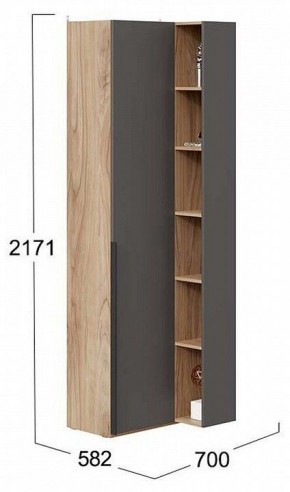 Шкаф комбинированный Порто СМ-393.21.024 в Тарко-Сале - tarko-sale.mebel24.online | фото 2