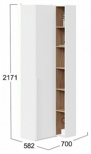 Шкаф комбинированный Порто СМ-393.21.024 в Тарко-Сале - tarko-sale.mebel24.online | фото 2