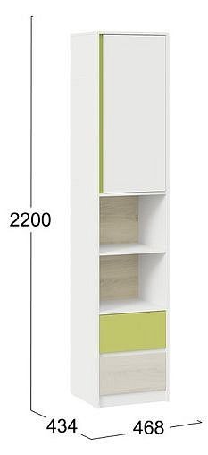 Шкаф комбинированный Сканди в Тарко-Сале - tarko-sale.mebel24.online | фото 5