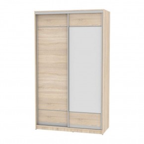 Шкаф-купе B-220х135х60-2 "Белла" (D7D8) в Тарко-Сале - tarko-sale.mebel24.online | фото