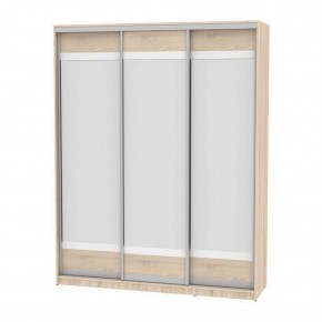 Шкаф-купе B-220х200х60-3 "Белла" (D10D10D10) в Тарко-Сале - tarko-sale.mebel24.online | фото
