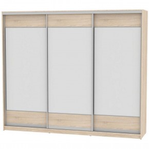 Шкаф-купе B-220х270х60-3 "Белла" (D8D8D8) в Тарко-Сале - tarko-sale.mebel24.online | фото