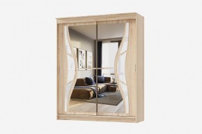 Шкаф-купе Бабочка 1.5 серия Альянс (дуб сонома) в Тарко-Сале - tarko-sale.mebel24.online | фото