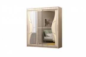 Шкаф-купе Бабочка 2.0 серия Альянс (дуб сонома) в Тарко-Сале - tarko-sale.mebel24.online | фото