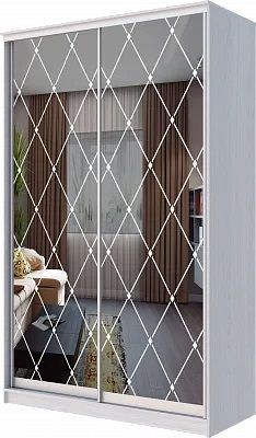Шкаф-купе ХИТ 24-4-14-66 РОМБ БОЛЬШОЙ в Тарко-Сале - tarko-sale.mebel24.online | фото