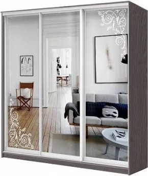 Шкаф-купе ХИТ 24-4-18-656 ОРНАМЕНТ в Тарко-Сале - tarko-sale.mebel24.online | фото