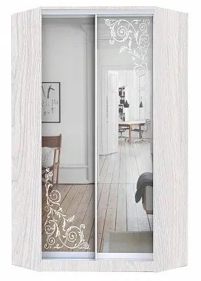 Шкаф-купе ХИТ-У-L-24-64-66 ОРНАМЕНТ в Тарко-Сале - tarko-sale.mebel24.online | фото
