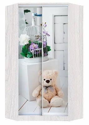 Шкаф-купе ХИТ-У-L-24-64-77 МИШКА В ИНТЕРЬЕРЕ в Тарко-Сале - tarko-sale.mebel24.online | фото