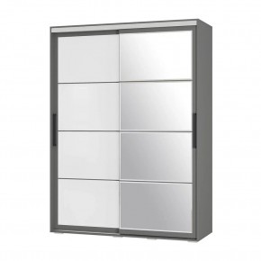 Шкаф-купе Крафт-6 1.6 м ШКК-06 (графит) в Тарко-Сале - tarko-sale.mebel24.online | фото 3