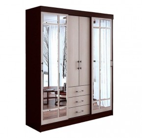 Шкаф-купе Маэстро (Венге/Лоредо) в Тарко-Сале - tarko-sale.mebel24.online | фото